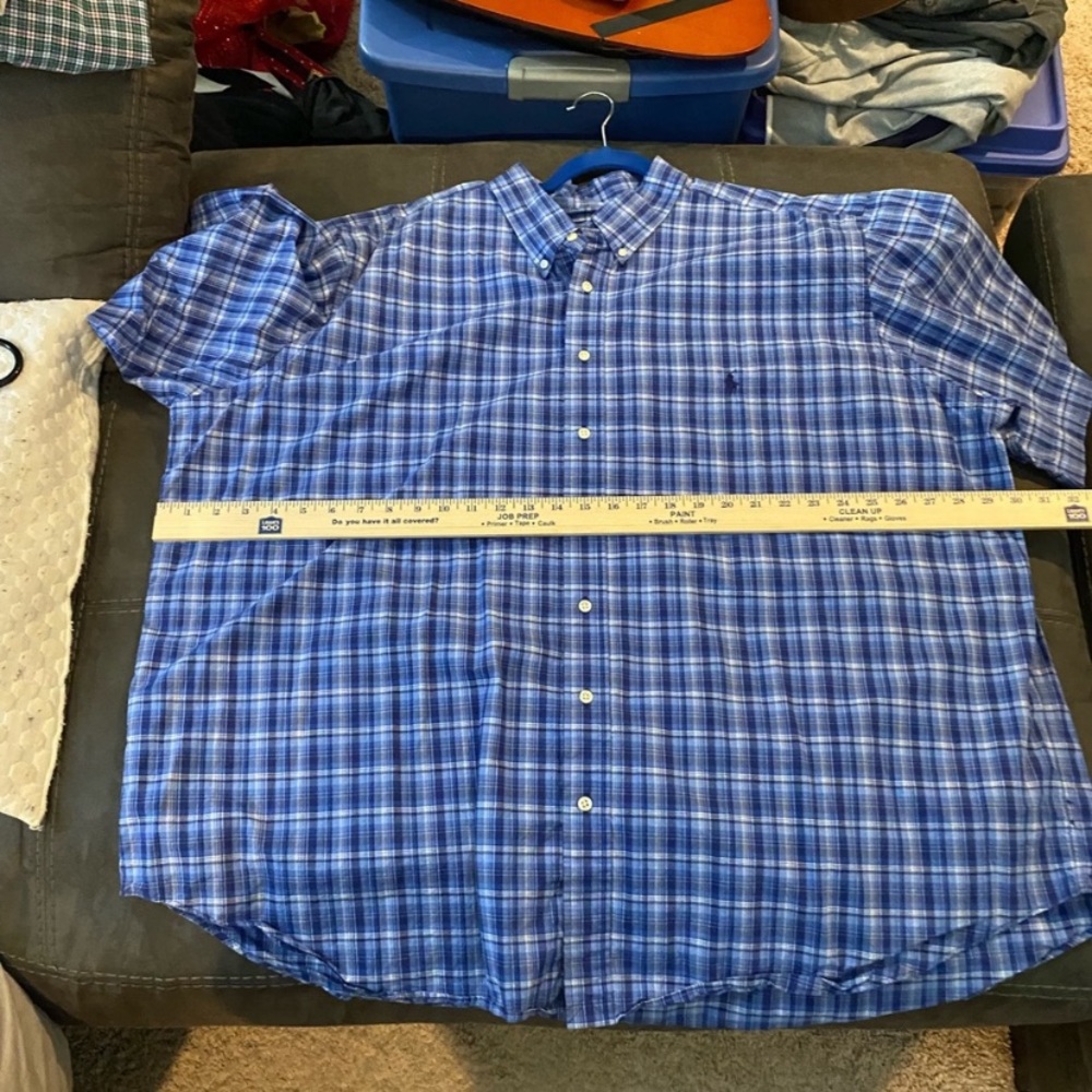 3xb blue polo Ralph Lauren L/S with blue horse shirt.